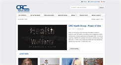 Desktop Screenshot of newsroom.crchealth.com